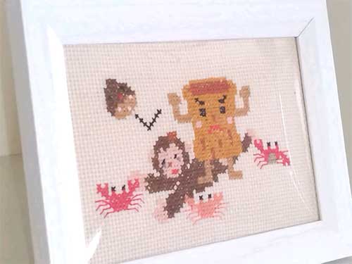 長年当院に通院いただいている患者様から、節分の刺繍をいただきました